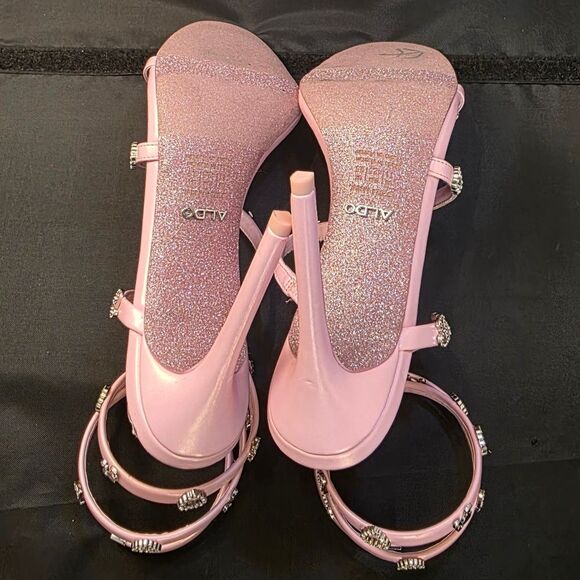 BRAND NEW BARBIE& ALDO SERENE ANKLE STRAP PLAFORM SANDAL - Picture 7 of 16